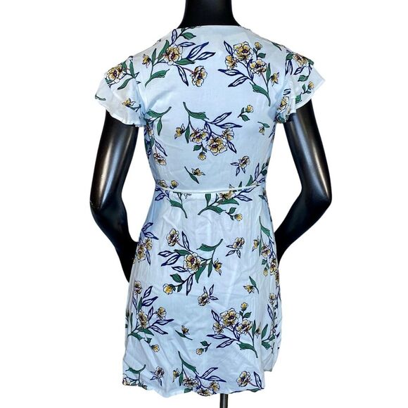 Harper Heritage NWT Mini Wrap Style Dress Womens Size XXS Floral Short Sleeve - Picture 3 of 8